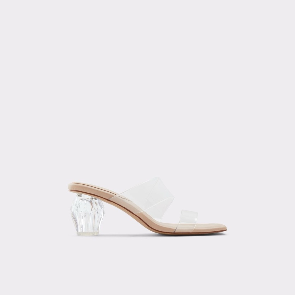 ALDO Clear Block Heel